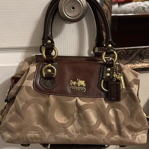 Coach Madison Sabrina op art satchel. Excellent condition